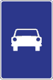 Vía reservada para automóviles